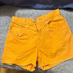 Old Navy Bright Orange Jean Shorts